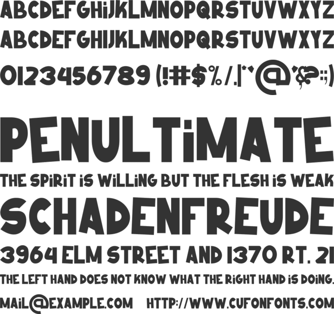 By Like font preview