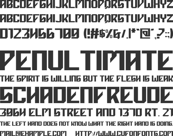 Bokis font preview
