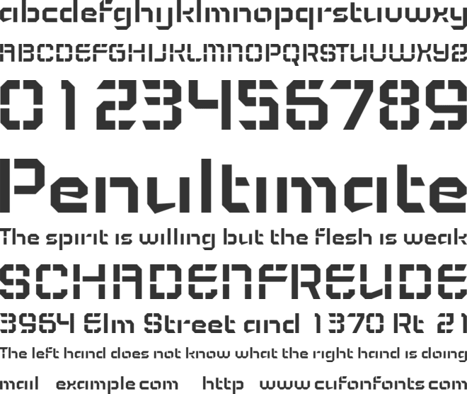 ofminim font preview