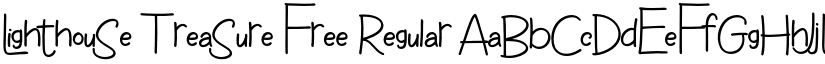Lighthouse Treasure Free Regular font