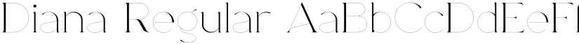 Diana Regular font