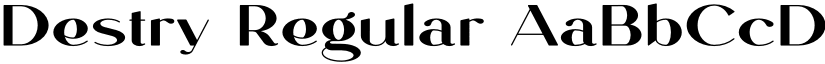 Destry Regular font