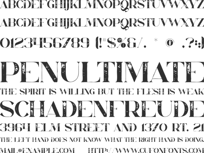 Brees font preview