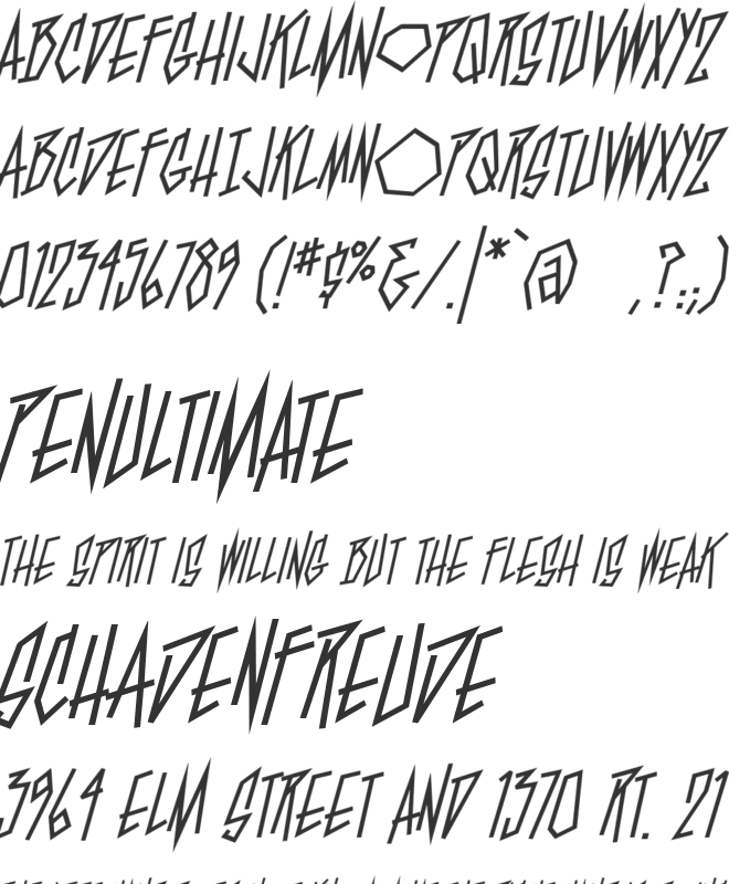 BlamBlam BB font preview