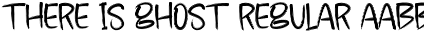 There Is Ghost Regular font