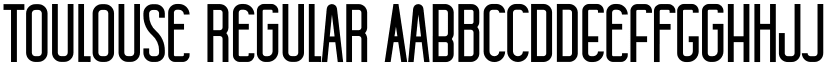 Toulouse Regular font
