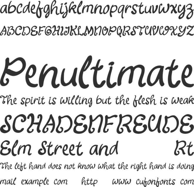Christmas Everyday font preview