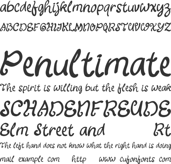 Christmas Everyday font preview