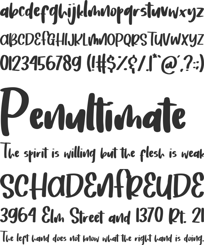 Heart Love font preview