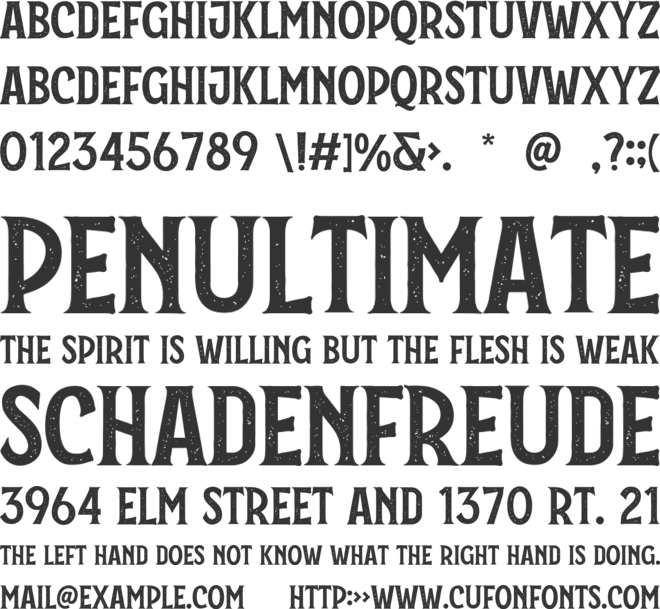 Barella font preview