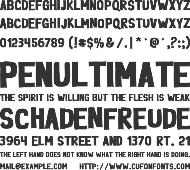 TERIYAKI SAUCE font preview