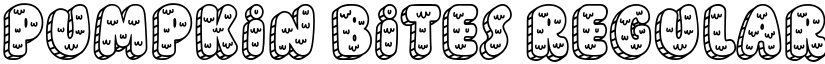 Pumpkin Bites Regular font