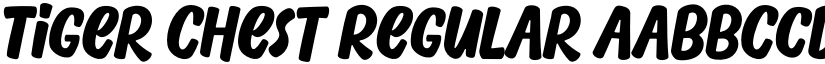 Tiger Chest Regular font