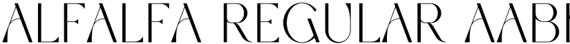 Alfalfa Regular font
