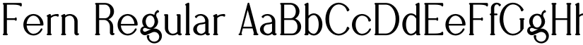 Fern Regular font