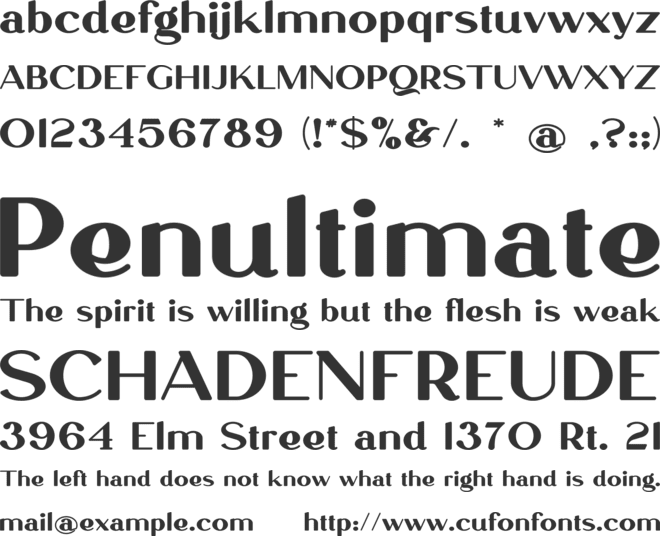 Eris font preview