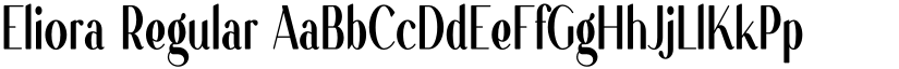 Eliora Regular font