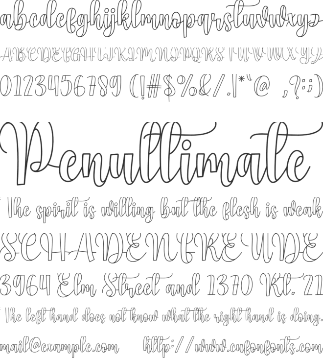 Jelly Drink font preview