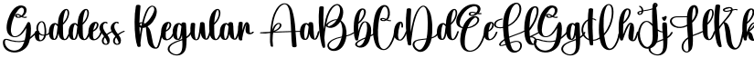 Goddess Regular font