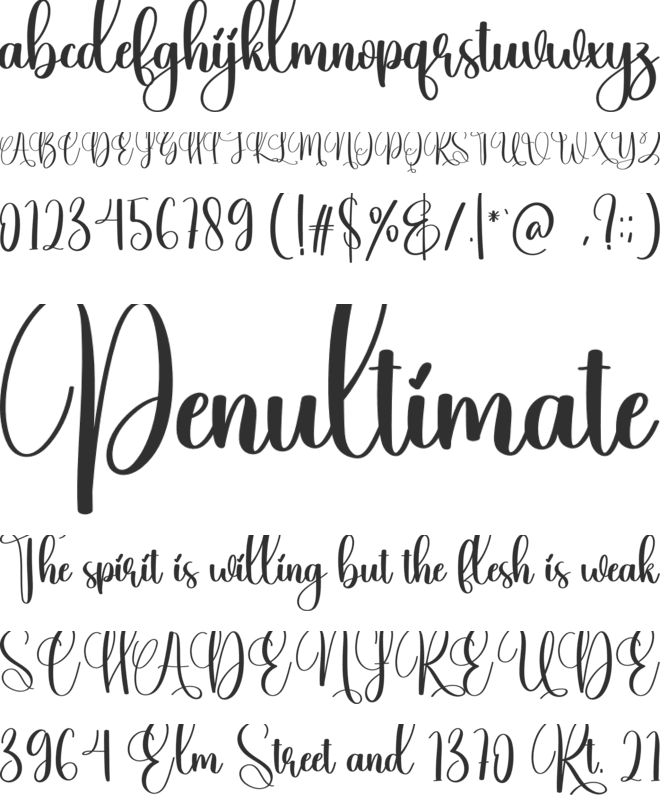 Beneficial font preview