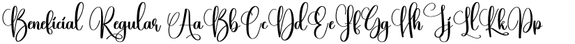 Beneficial Regular font