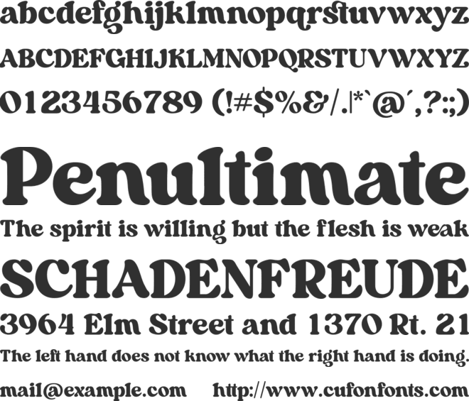 Picky Retro font preview