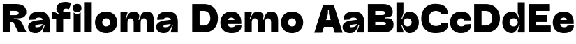 Rafiloma Demo font