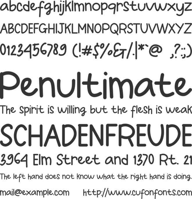 Monday Donuts font preview