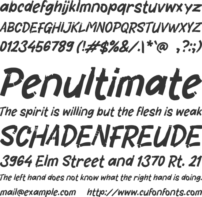 i Ideasoz font preview