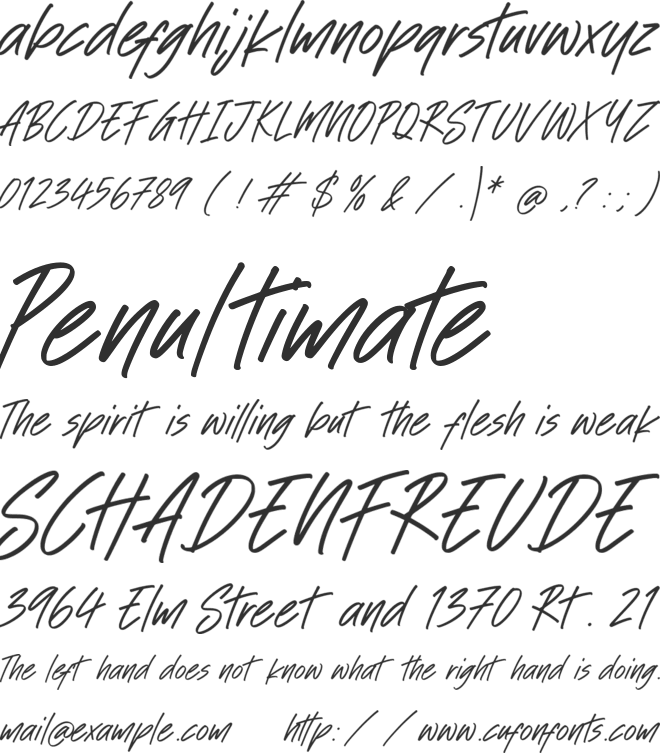 Hungry Dreamy font preview