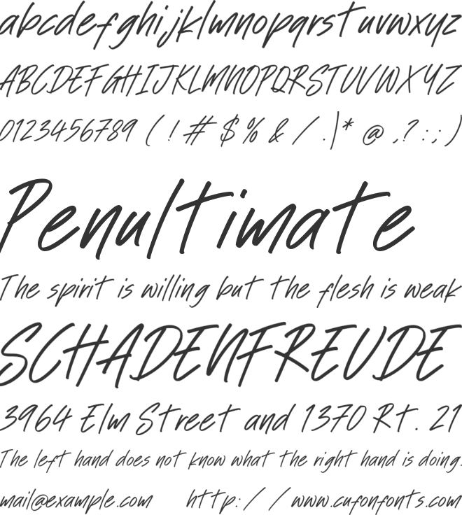 Hungry Dreamy font preview