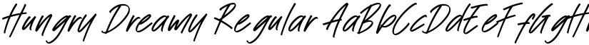 Hungry Dreamy Regular font