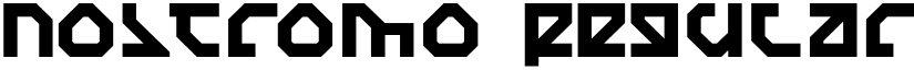 Nostromo Regular font