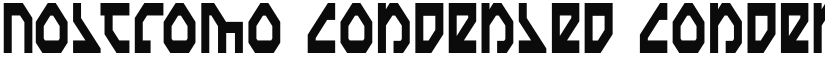 Nostromo Condensed Condensed font
