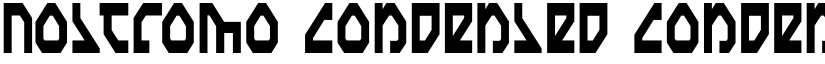 Nostromo Condensed Condensed font