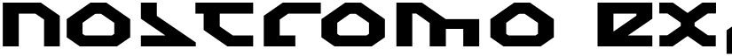 Nostromo Expanded Expanded font
