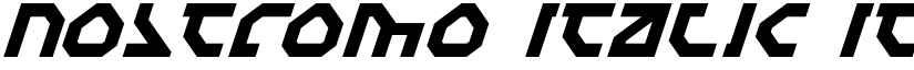 Nostromo Italic Italic font