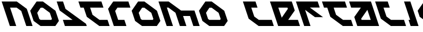 Nostromo Leftalic Leftalic font