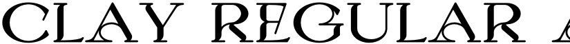Clay Regular font