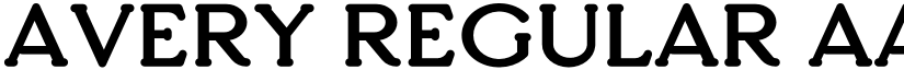 Avery Regular font