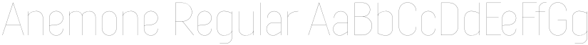 Anemone Regular font
