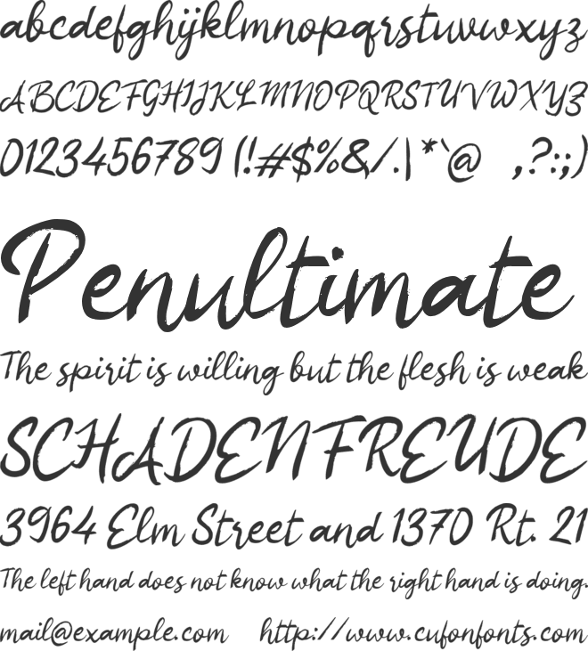 i Istilah Kata font preview