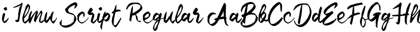 i Ilmu Script Regular font