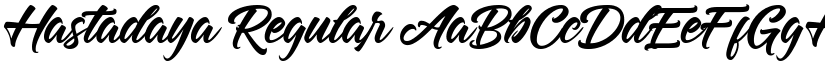Hastadaya Regular font