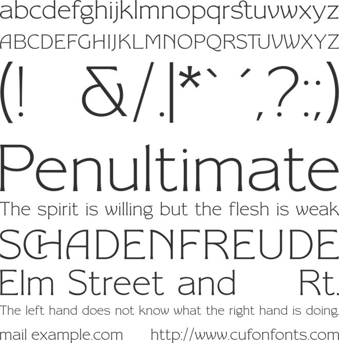 Historica font preview