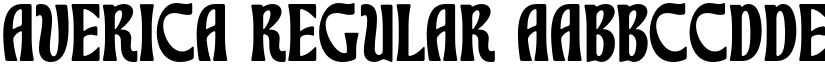Averica Regular font
