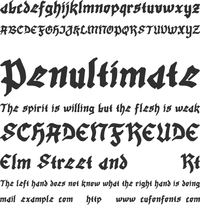 The Gallant Personal font preview