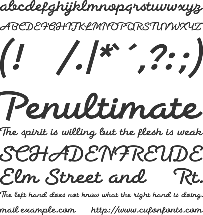 Metropola font preview