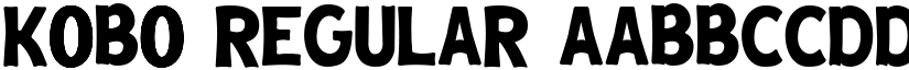 KOBO Regular font