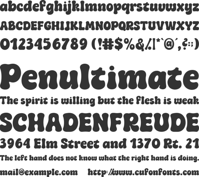 Mint Dayz font preview